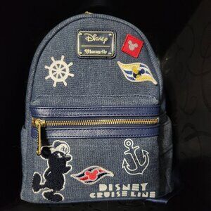 Loungefly Disney Cruise line Backpack and Headband RARE